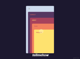 Cool Cards Menu Android Library