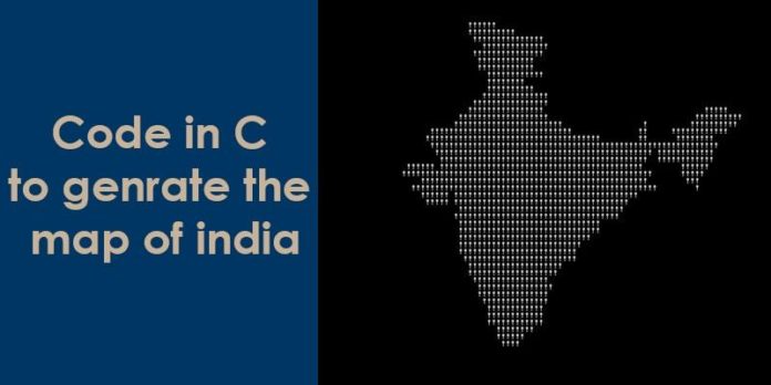 Create India Map Using C Program
