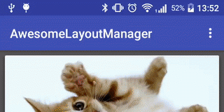 AwesomeLayoutManager Android Layout Library