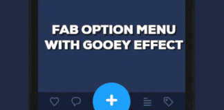 How to Add Android FAB option menu with Gooey Effect
