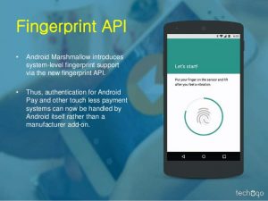 FingerprintManager - Handle Android fingerprint API