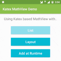 How to add MathView Android Layout Library