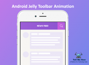Android Jelly Toolbar Animation