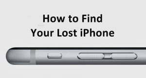 Finding lost iPhone