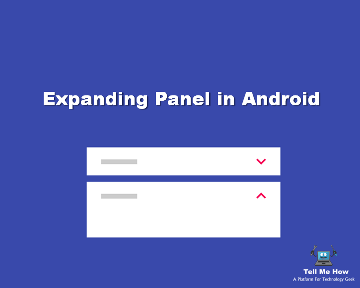 How to Add Expanding Panel in Android