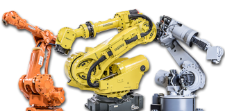 Different types of the industrial robot arm TellMeHow