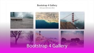 Best Web Page Builder to Create a Bootstrap Image Gallery